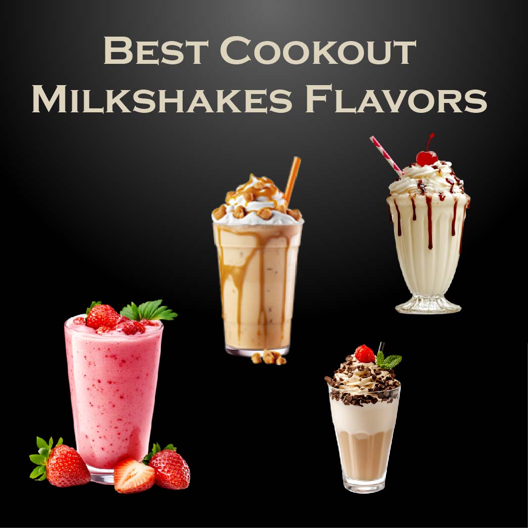 Cookout Milkshakes menu