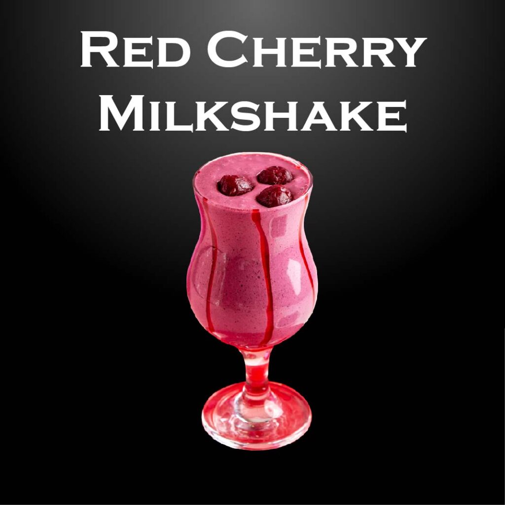 Cookout Red Cherry Milkshake