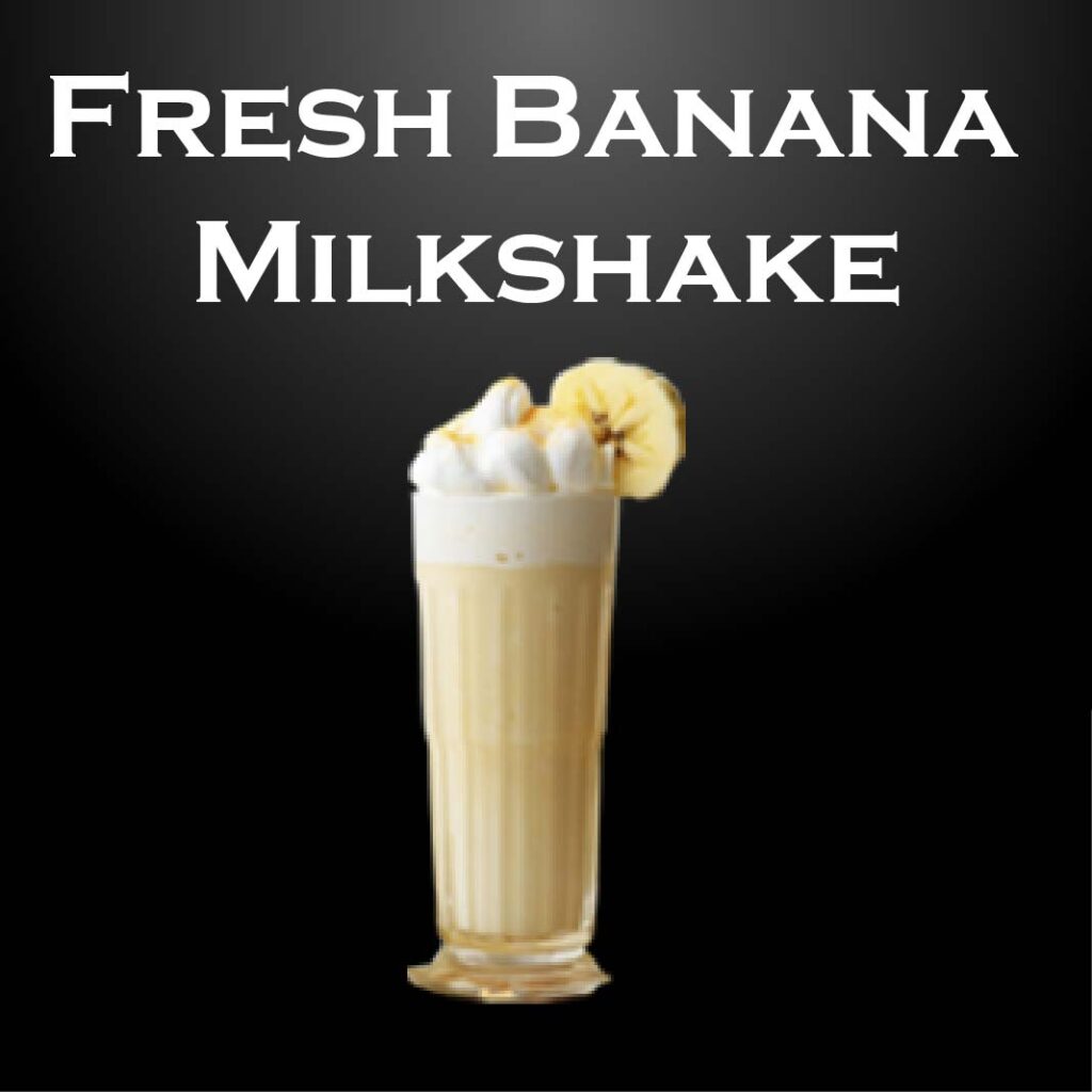 Fresh Banana Milkshake