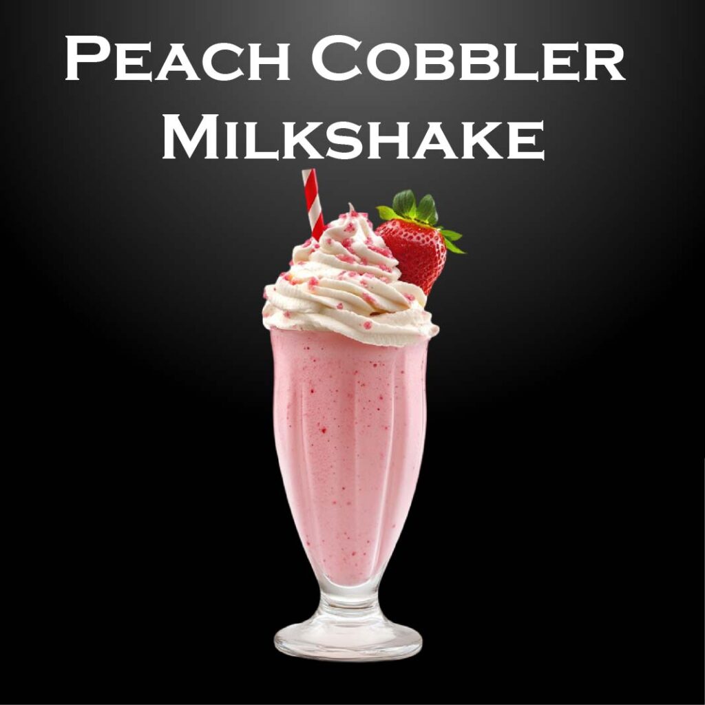 Peach Cobbler Milkshake